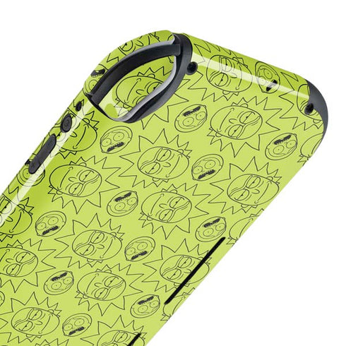 Adult Swim Rick and Morty Rick and Morty All Over Print Nintendo Switch Lite Skin